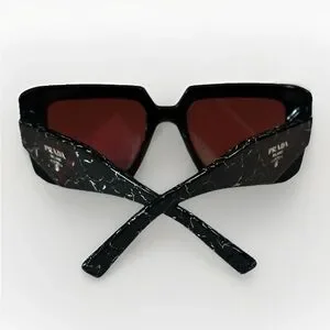 Prada | Accessories | Prada Red Mirrored Silver Internal  display picture 1